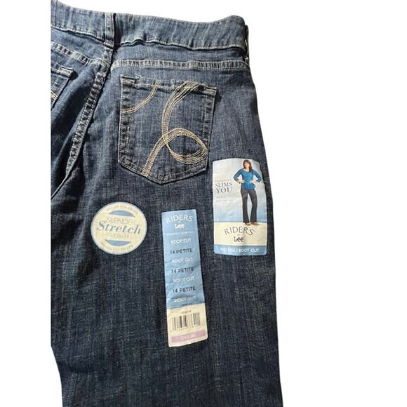 Riders By Lee Women's Jeans Size 14P – Mid Rise Bootcut – Blue – NWOT - Picture 9 of 14